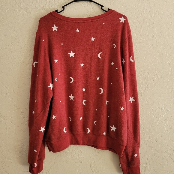 Wildfox Moon And Stars Pullover Size Medium - Picture 2 of 5